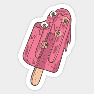 Melting Eyesicles Sticker